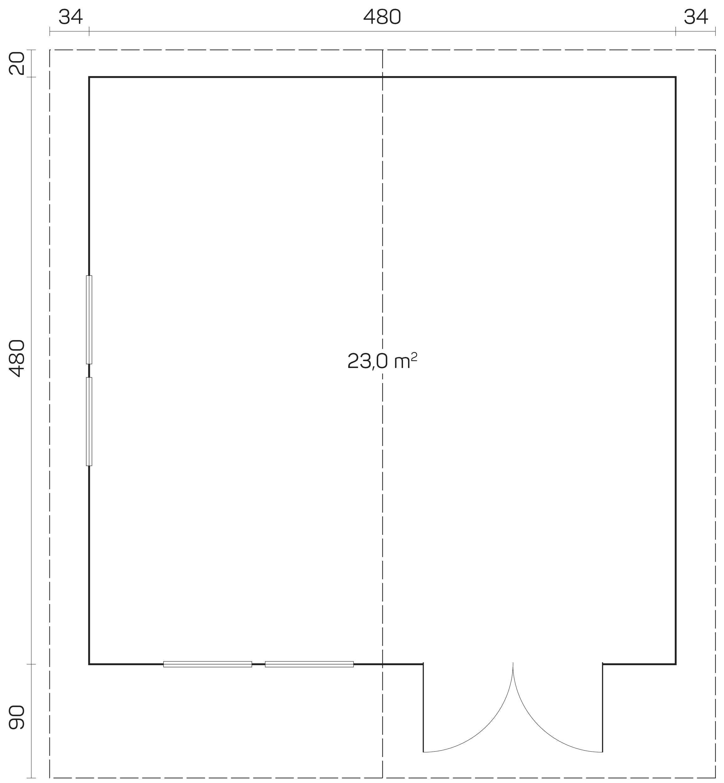ENZO D 5.0x5.0m Blueprint