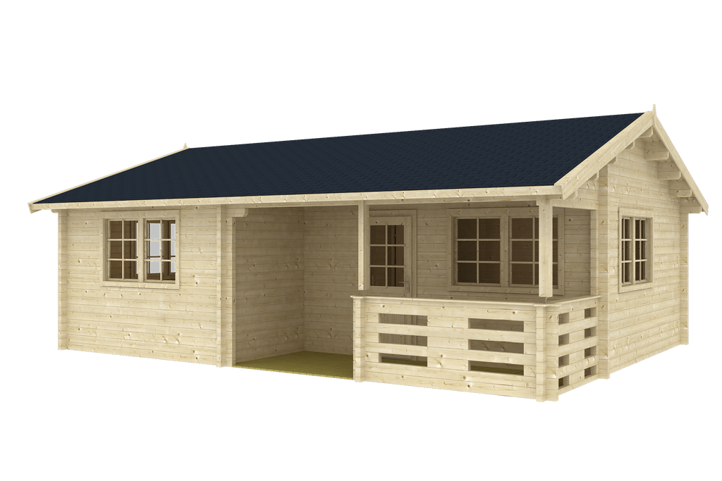 FALUN C 7.8x6.0m Log Cabin