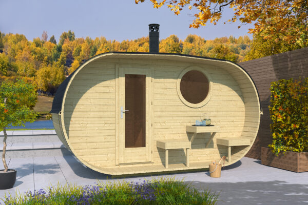 FORSSA Oval Sauna | 4.0x2.4m