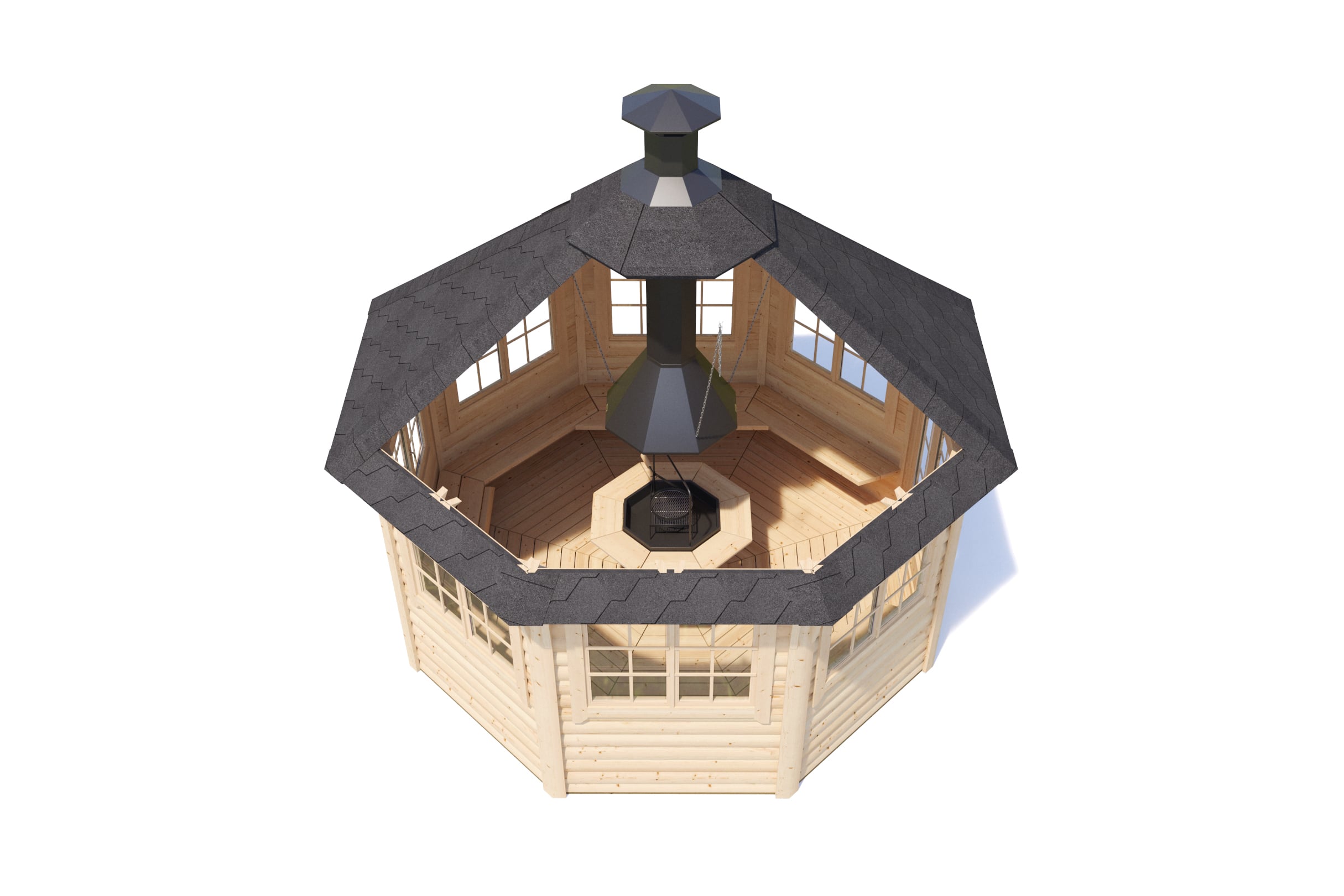 HILDA Grill Cabin Gazebo | 12m2