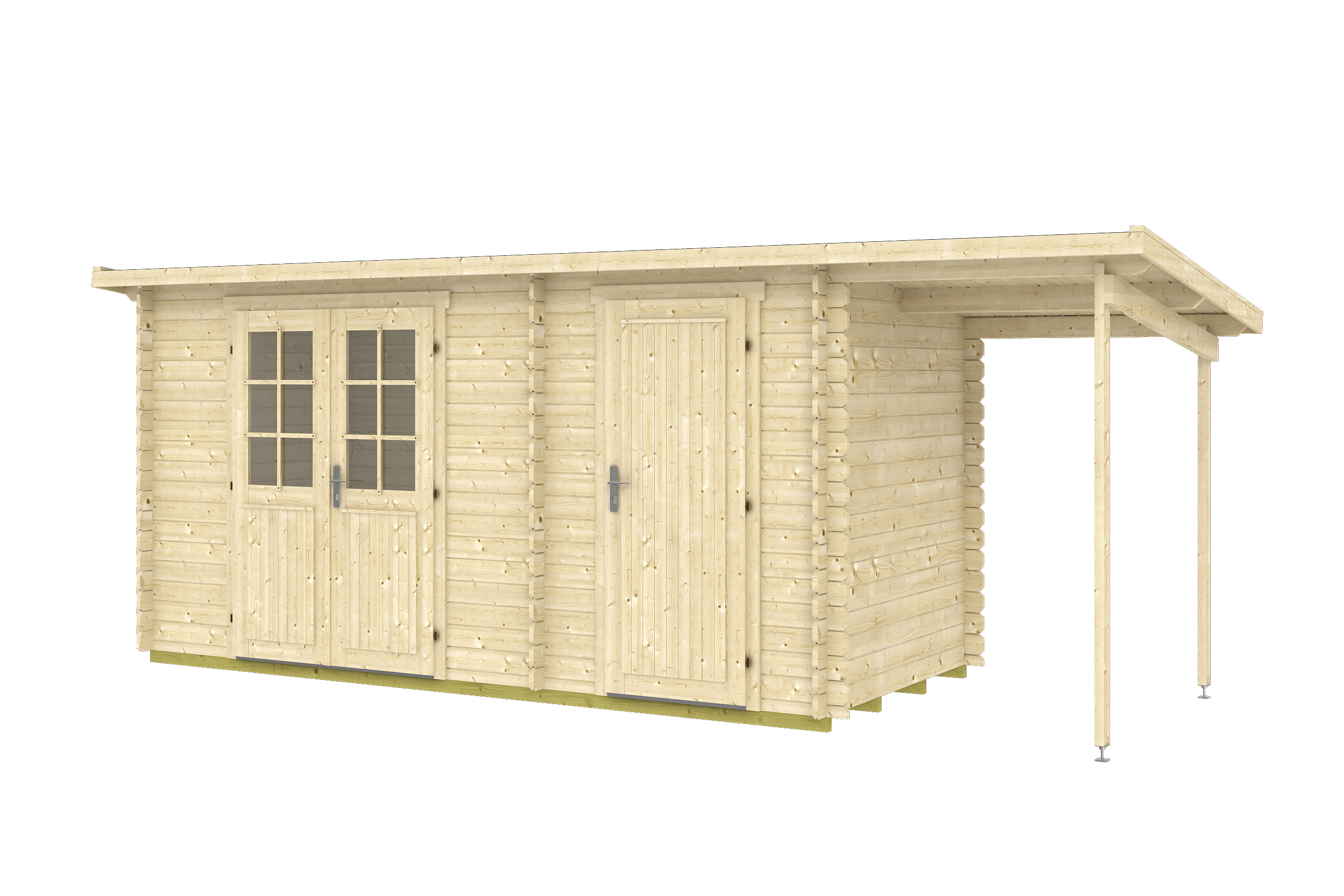 GLORIA-F+ 4.5x2.0m Log Cabin 2