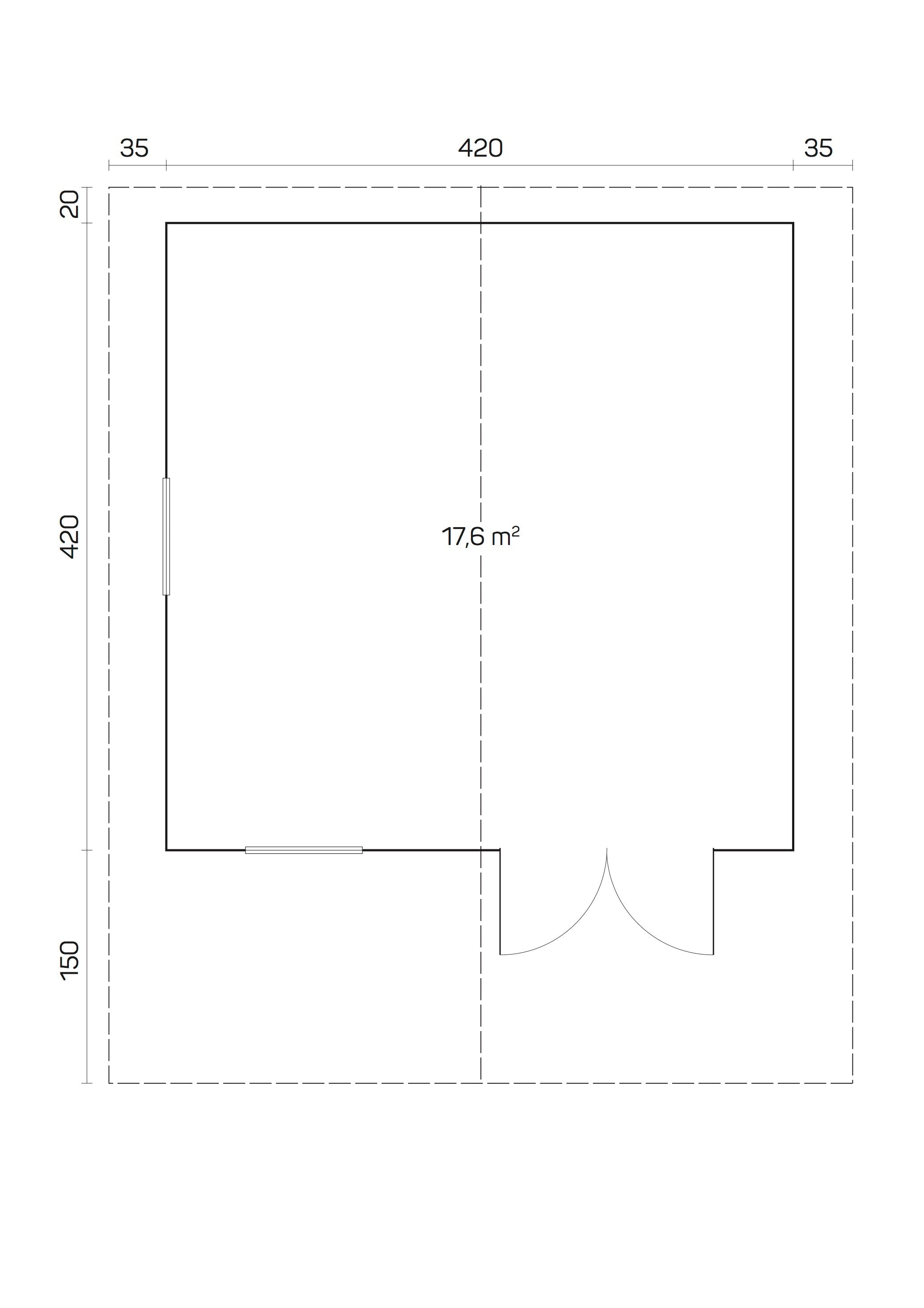 GOTLAND A Log Cabin | 4.4x4.0m