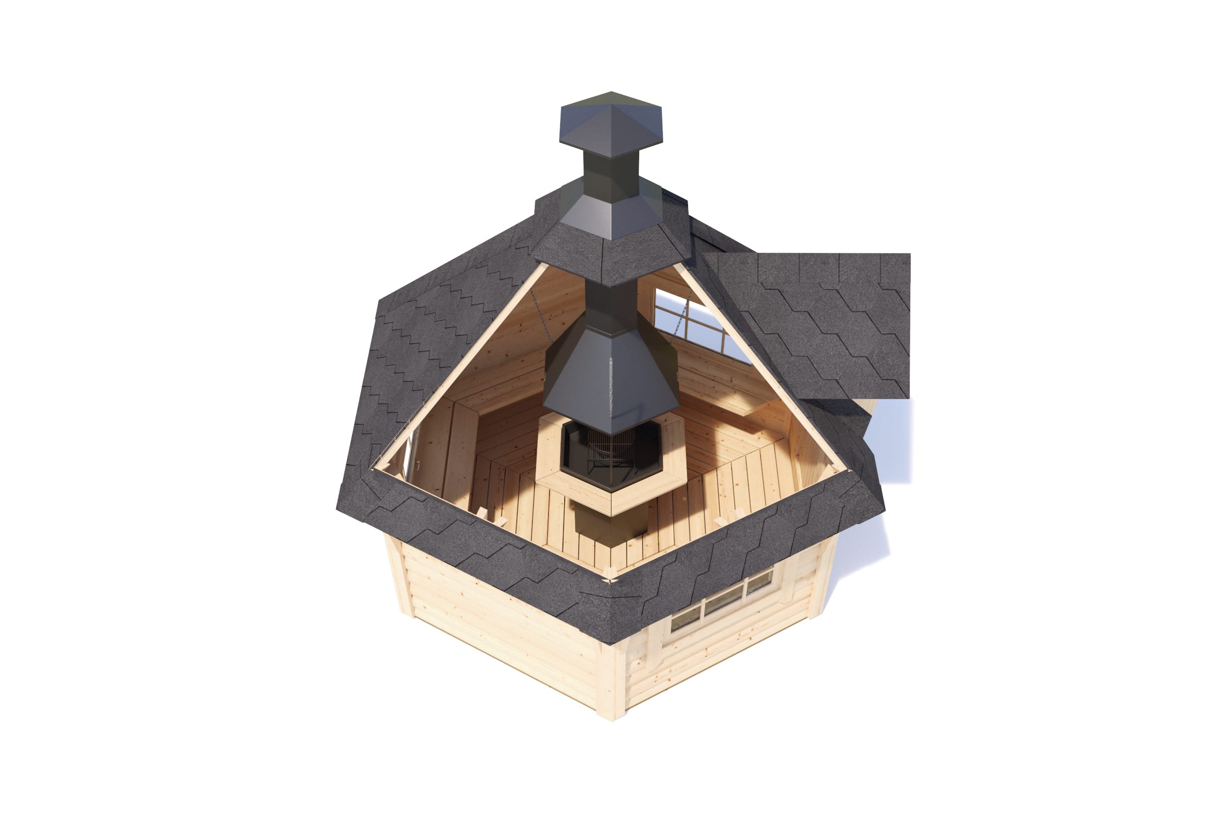 LEO BBQ Grill Cabin | 6m2