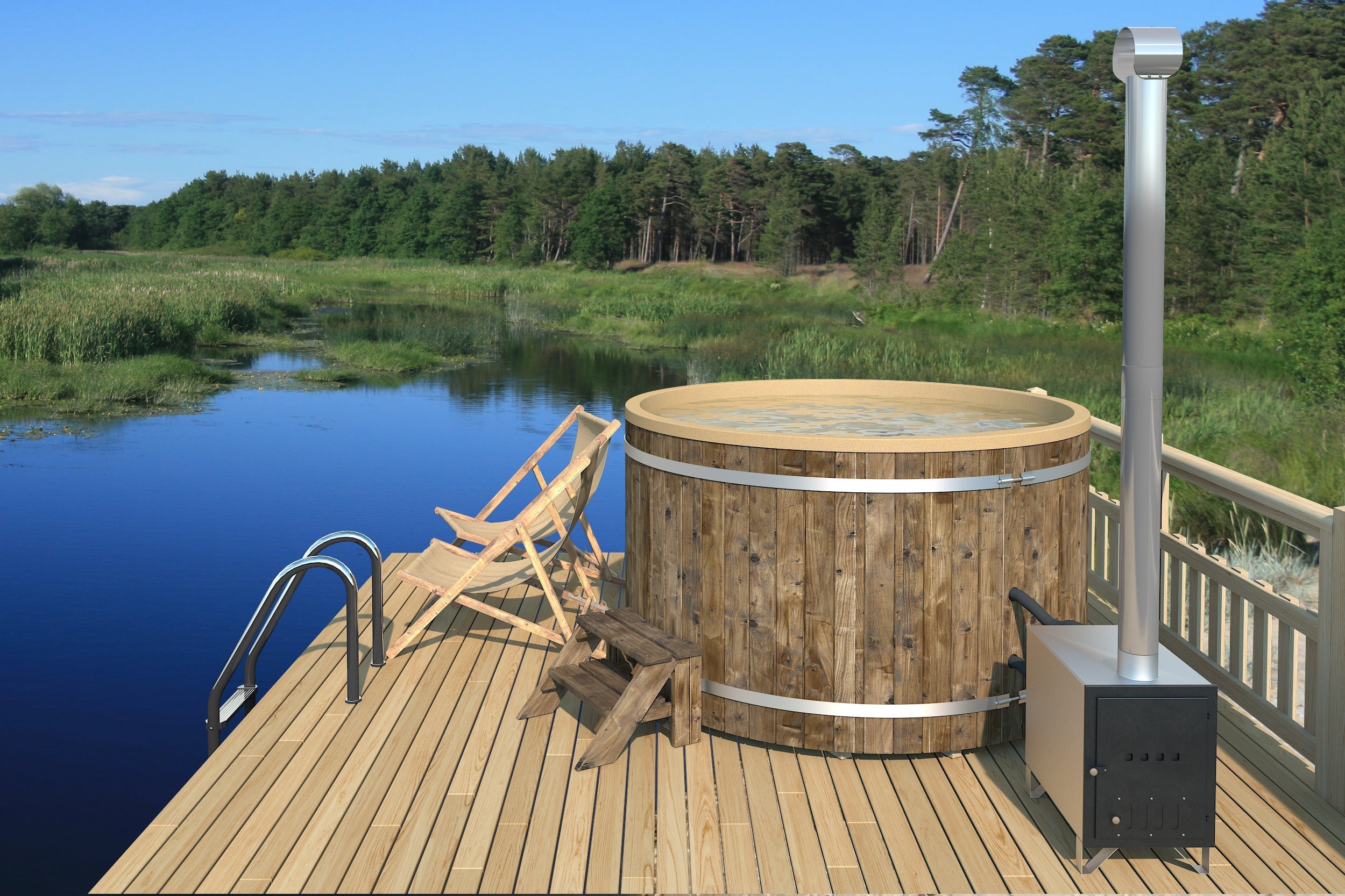Wooden Hot Tub Spa | 200