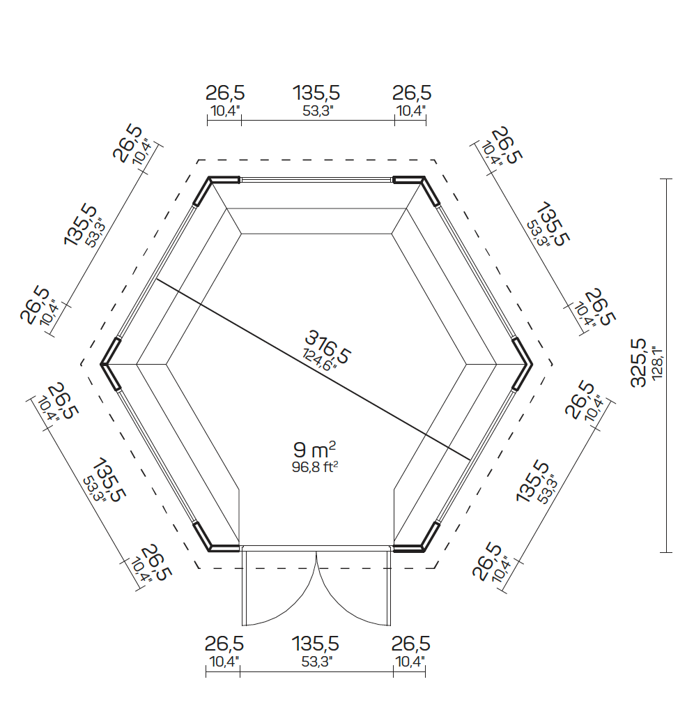 IRIS BBQ Grill Pavilion | 9m2