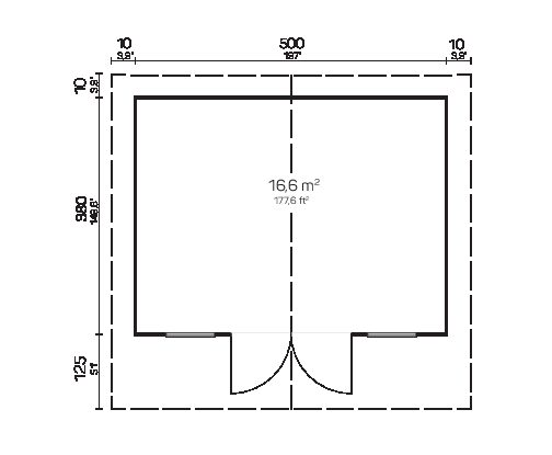 KERSTIN Log Cabin | 5.0x3.8m