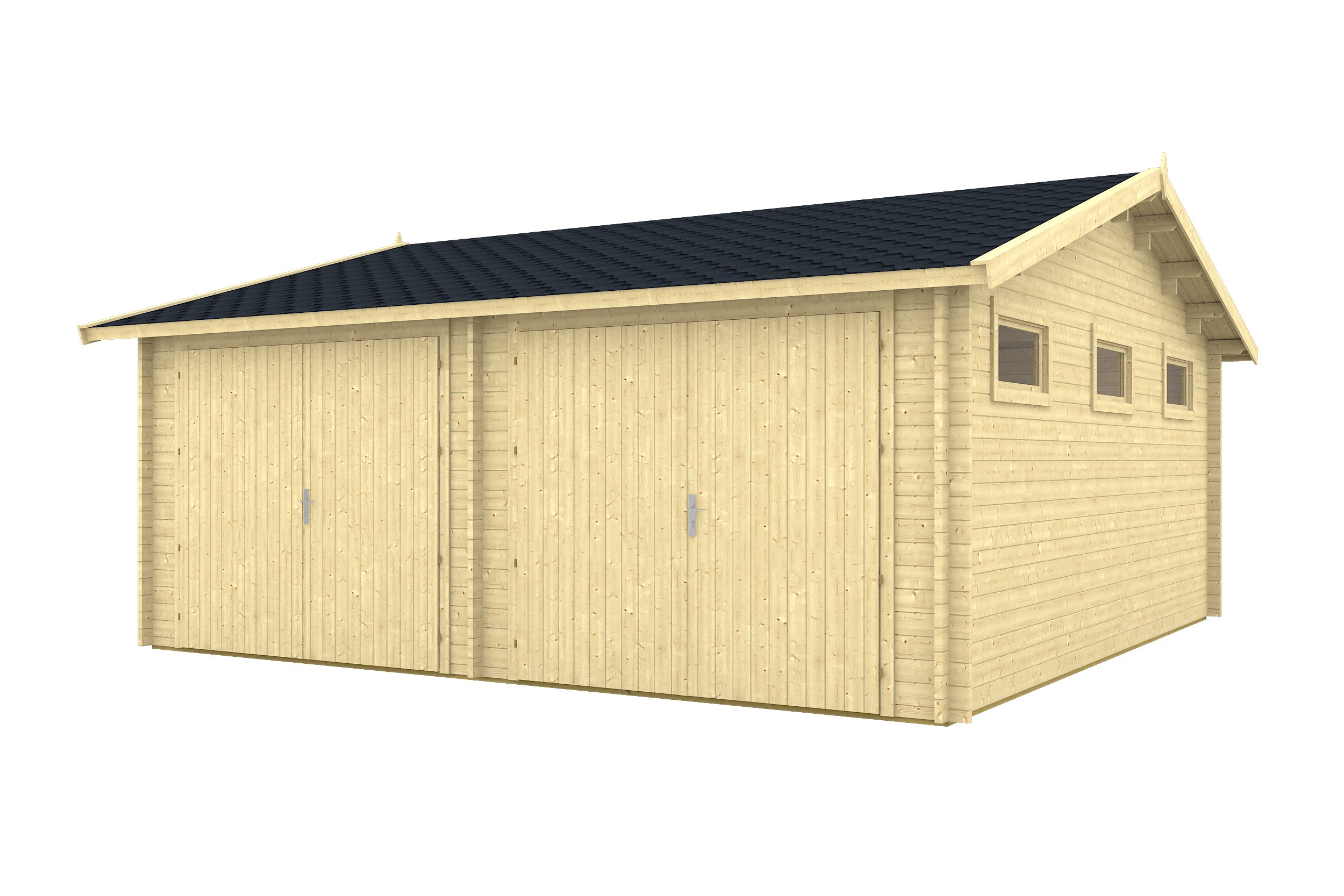 GARAGE KOTKA 6.0x6.0m Log Cabin Garage