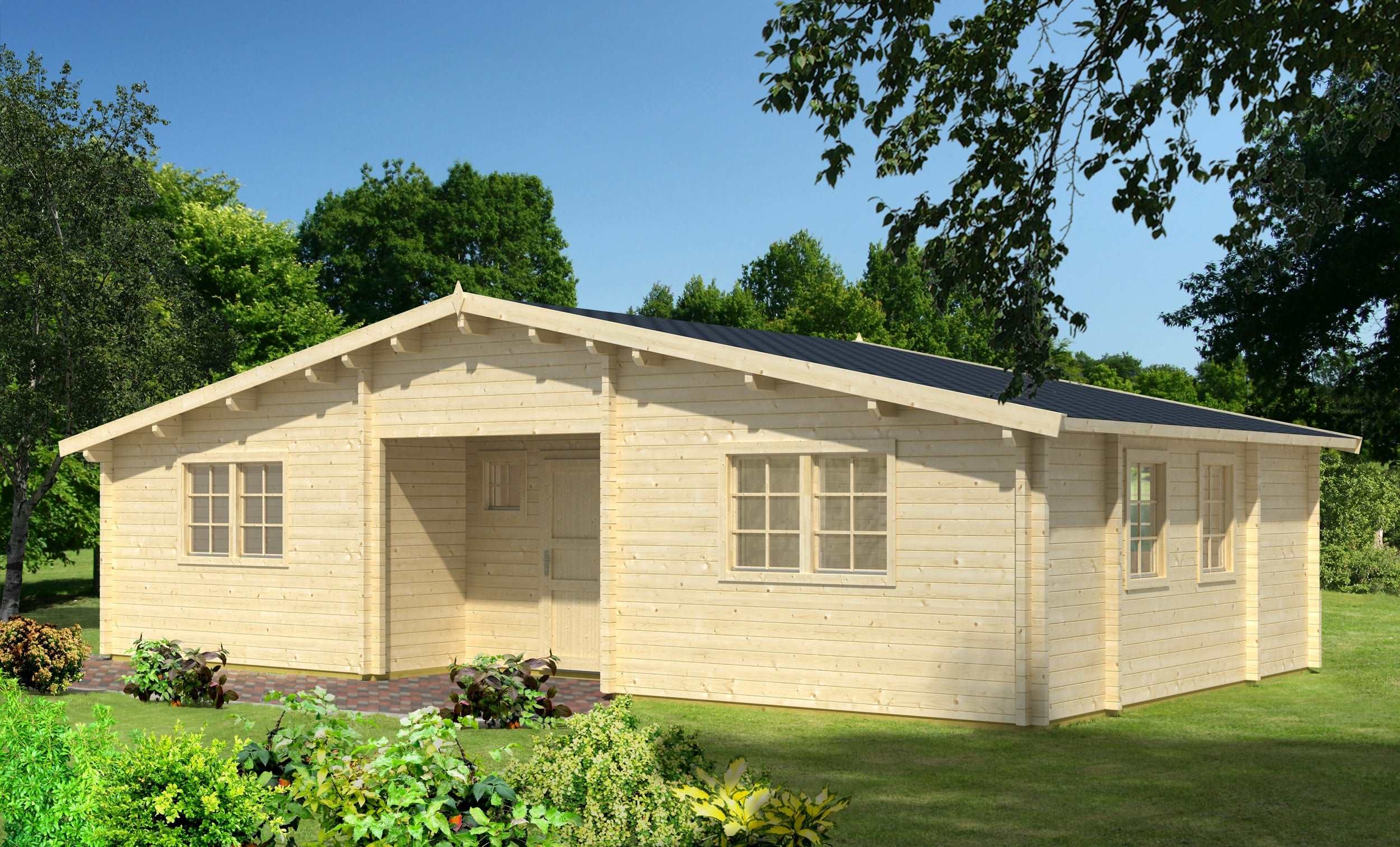 KRISTI 10.5x6.0m Log Cabin