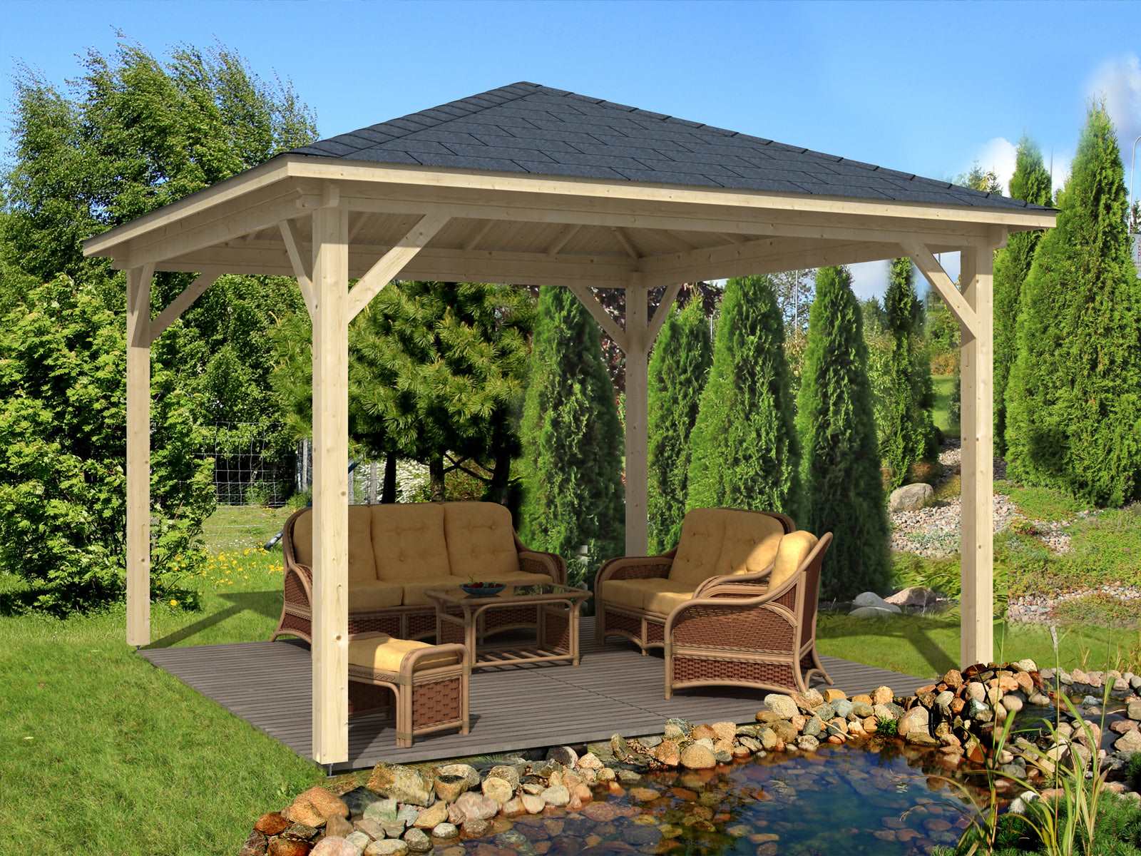 LANZAROTE 4.0x4.0m Gazebo