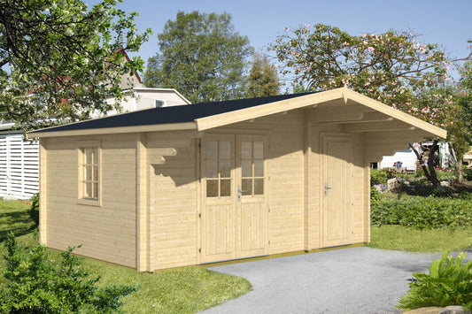 PEDRO C 4.5x3.2m Log Cabin
