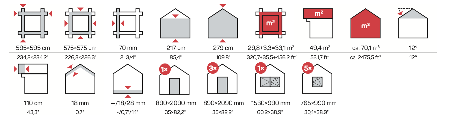 REUS Log Cabin | 6.0x6.0m