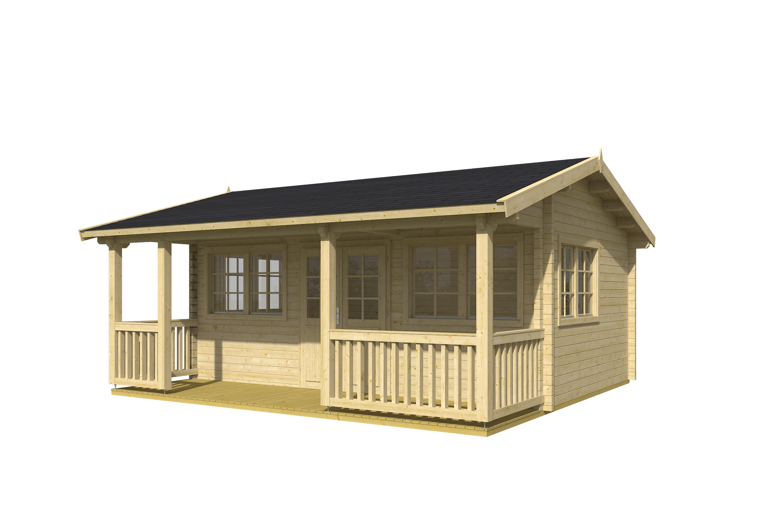 RICHARD Log Cabin | 5.8x5.4m