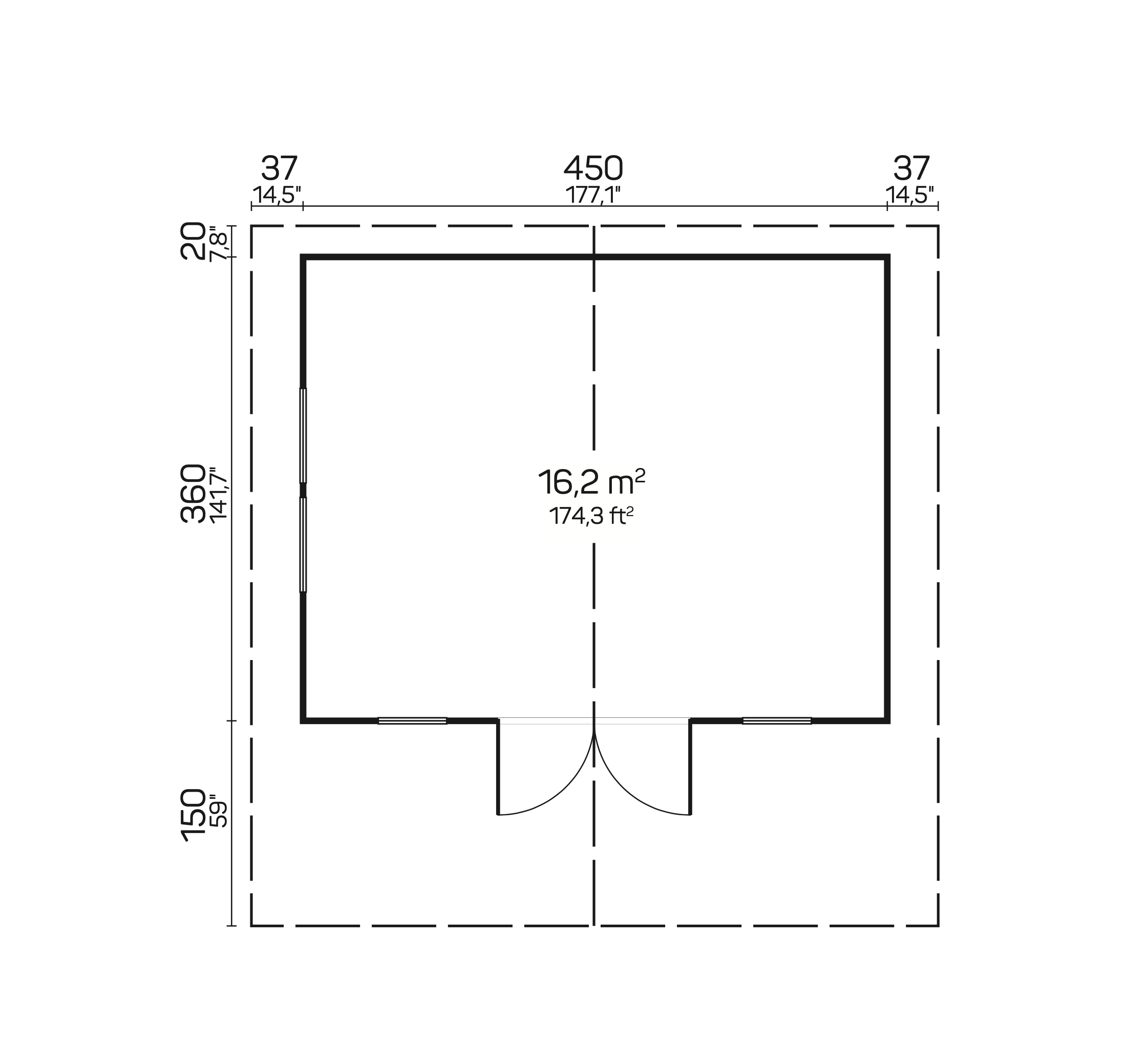 SAUERLAND A Log Cabin | 4.7x3.8m