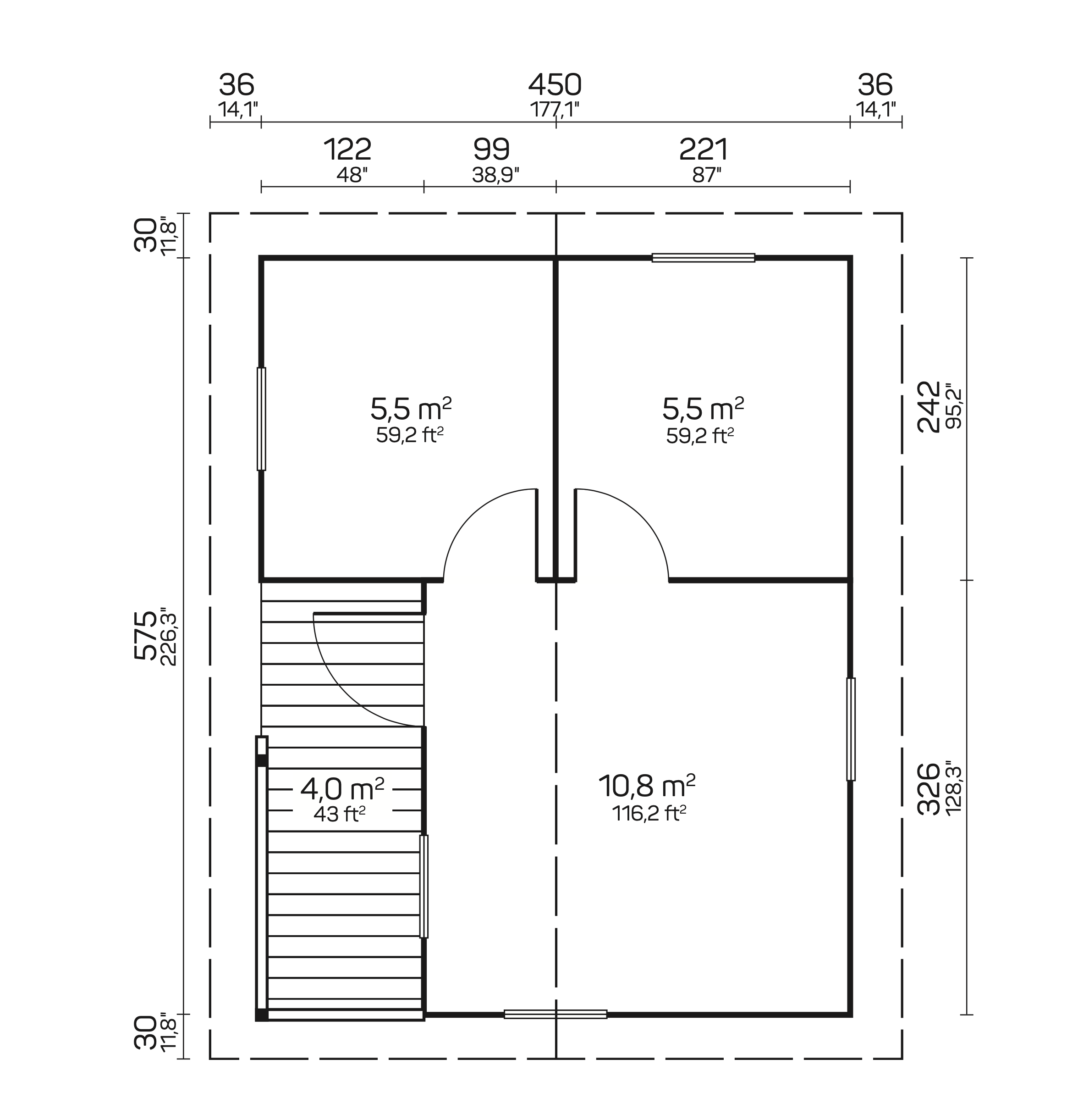 VERONA Log Cabin | 6.0x4.7m