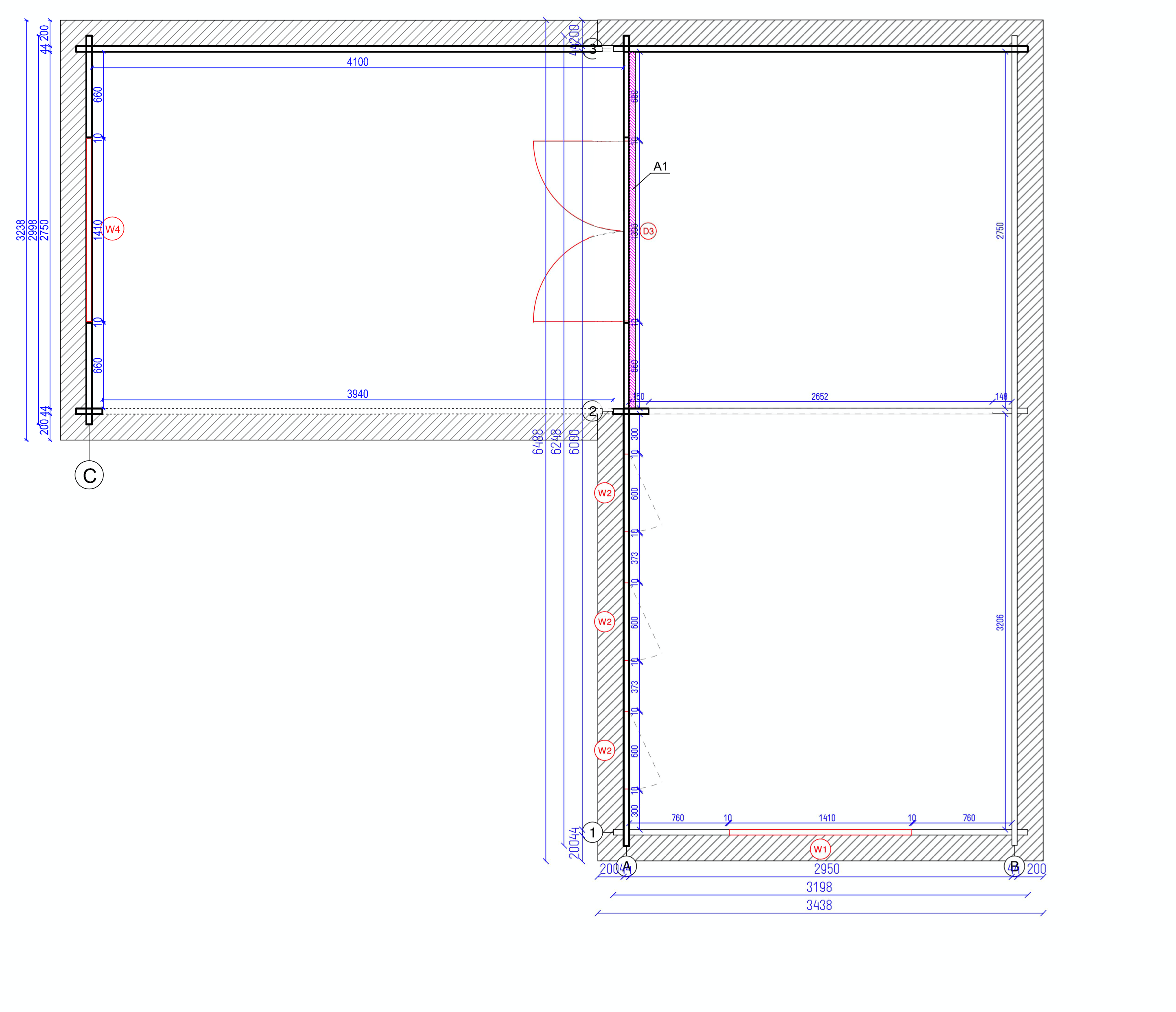 TBS146 L Shaped Log Cabin | 7.0x6.0m Blueprint