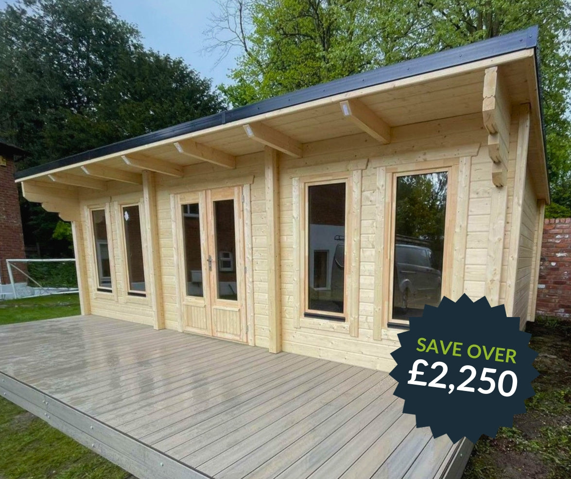 TBS167 7x4m Log Cabin