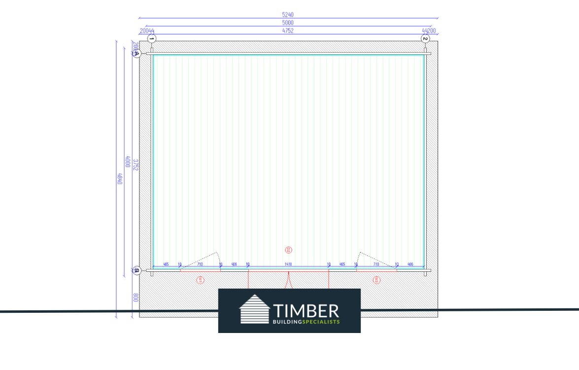 TBS116 Log Cabin | 4.0x5.0m
