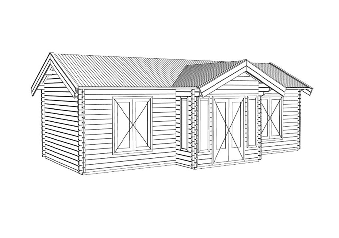 Daisy Log Cabin | 8.5x3.5m