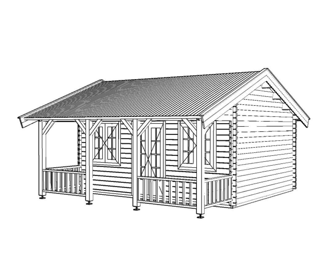 Dubai Log Cabin | 5.0x5.5m