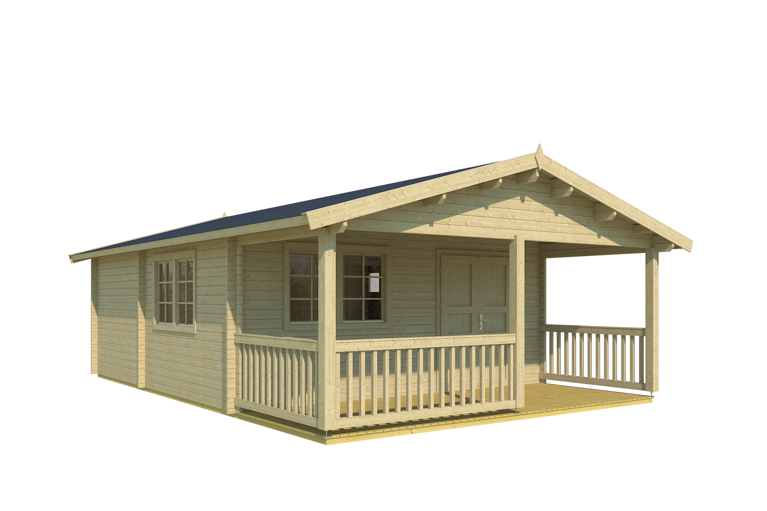 TORMES Log Cabin | 5.3x7.9m