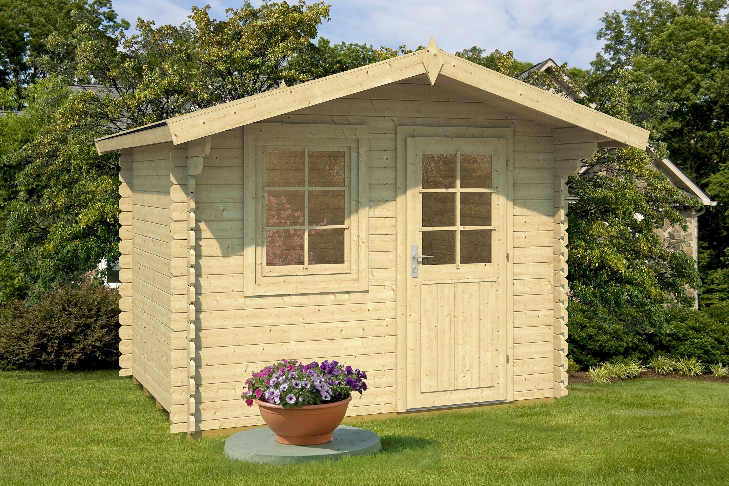 TRONDHEIM 2.9x2.2m Log Cabin