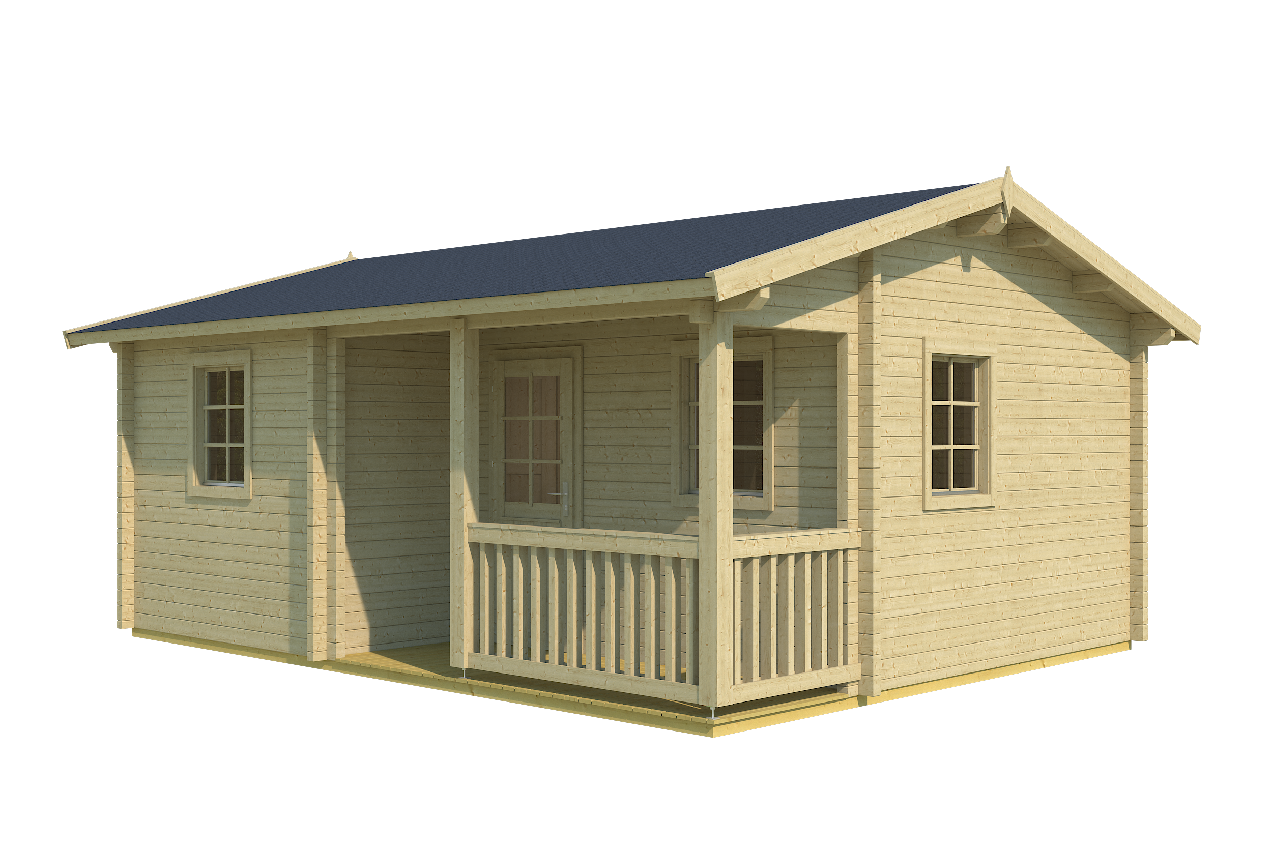 VERONA Log Cabin | 6.0x4.7m